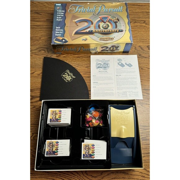 Trivial Pursuit 20th‎ Anniversary Edition 2002 Hasbro Board Game - Complete - Picture 13 of 14